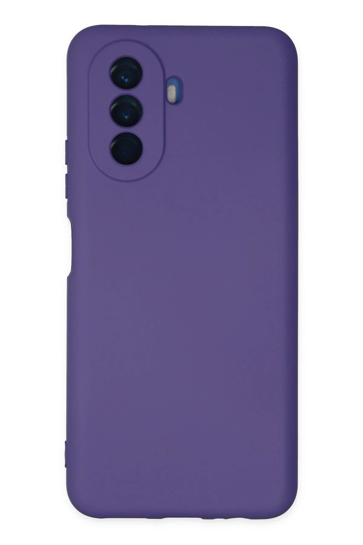 Mey İthalat®  Huawei Nova Y70 Kılıf Nano içi Kadife Silikon - Mor