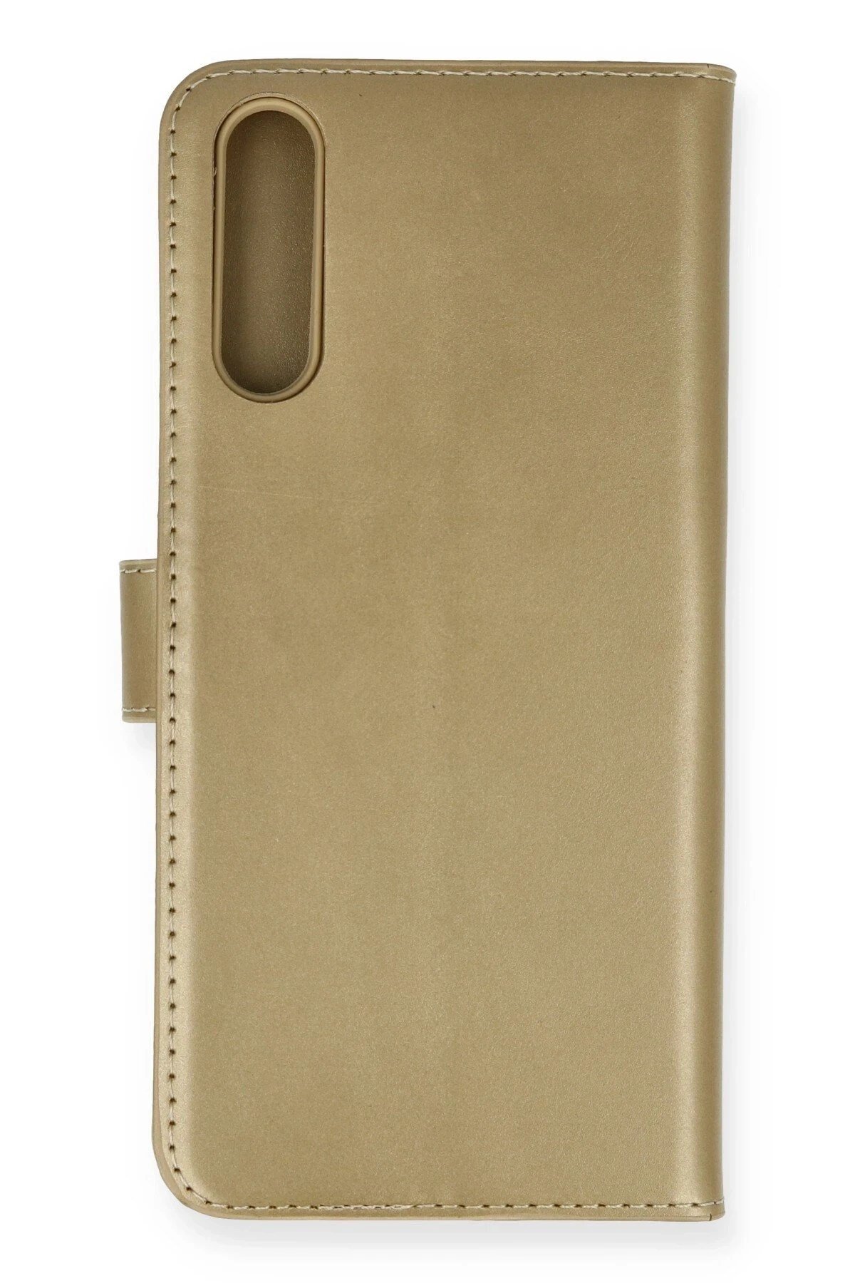 Mey İthalat®  Huawei P Smart S Kılıf Trend S Plus Kapaklı Kılıf - Gold