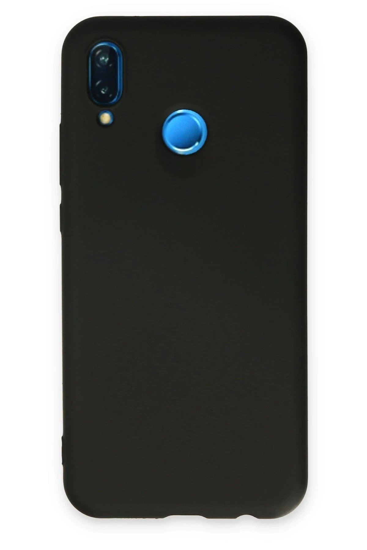 Mey İthalat®  Huawei P20 Lite Kılıf Nano içi Kadife Silikon - Siyah