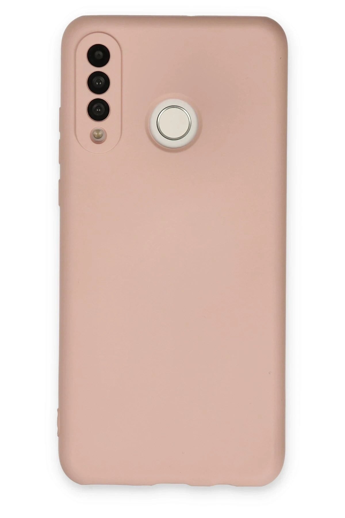 Mey İthalat®  Huawei P30 Lite Kılıf Nano içi Kadife Silikon - Pudra