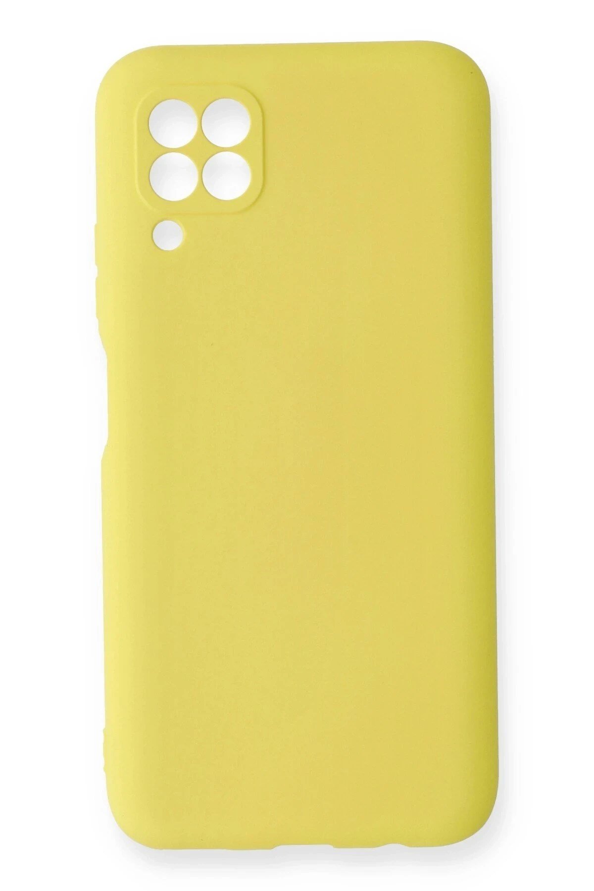 Mey İthalat®  Huawei P40 Lite Kılıf Nano içi Kadife Silikon - Sarı