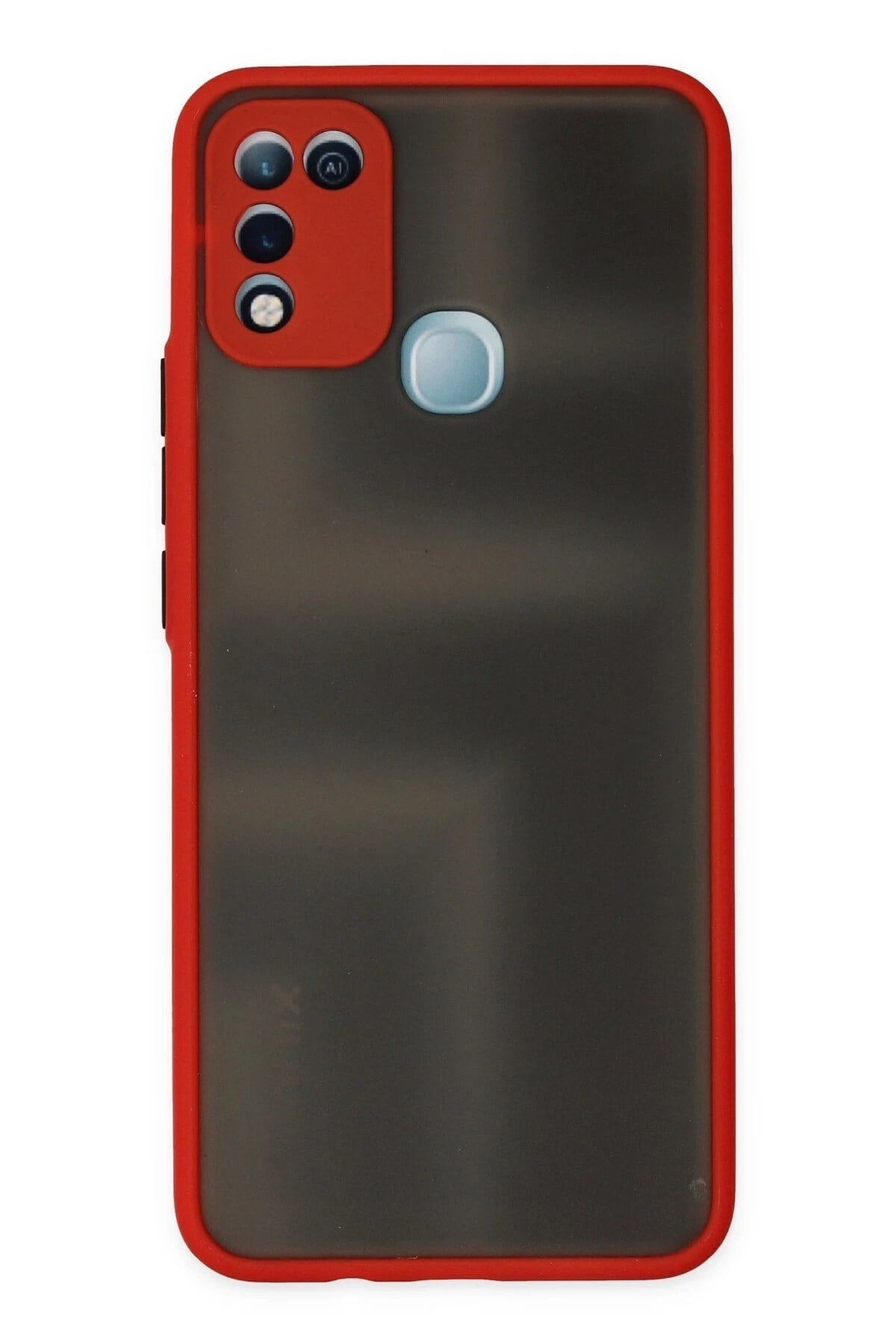 Mey İthalat®  İnfinix Hot 10 Play Kılıf Montreal Silikon Kapak - Kırmızı