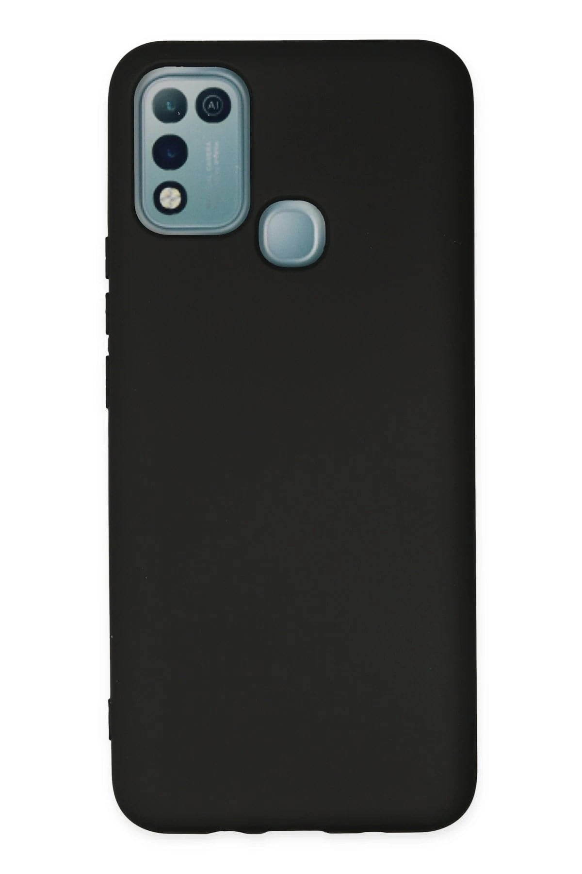 Mey İthalat®  İnfinix Hot 10 Play Kılıf Nano içi Kadife Silikon - Siyah