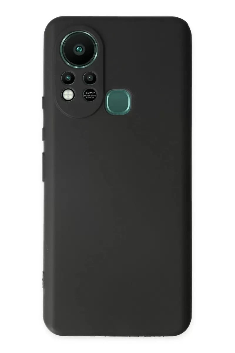 Mey İthalat®  İnfinix Hot 11s Kılıf First Silikon - Siyah