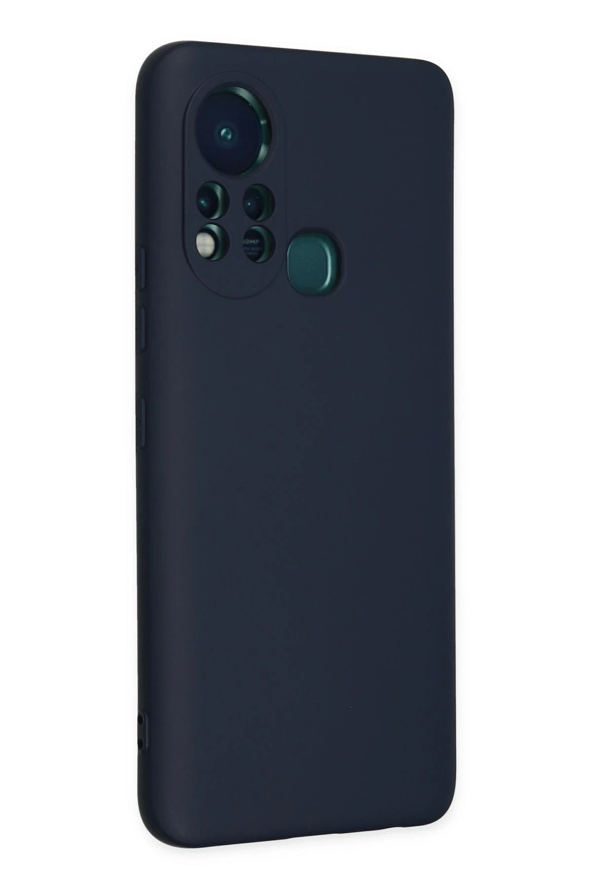 Mey İthalat®  İnfinix Hot 11s Kılıf Nano içi Kadife Silikon - Lacivert