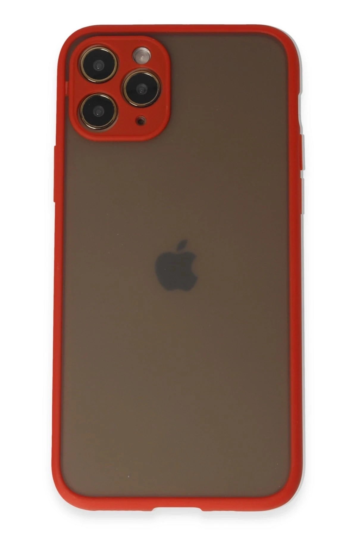 Mey İthalat®  iPhone 11 Pro Kılıf Montreal Silikon Kapak - Kırmızı