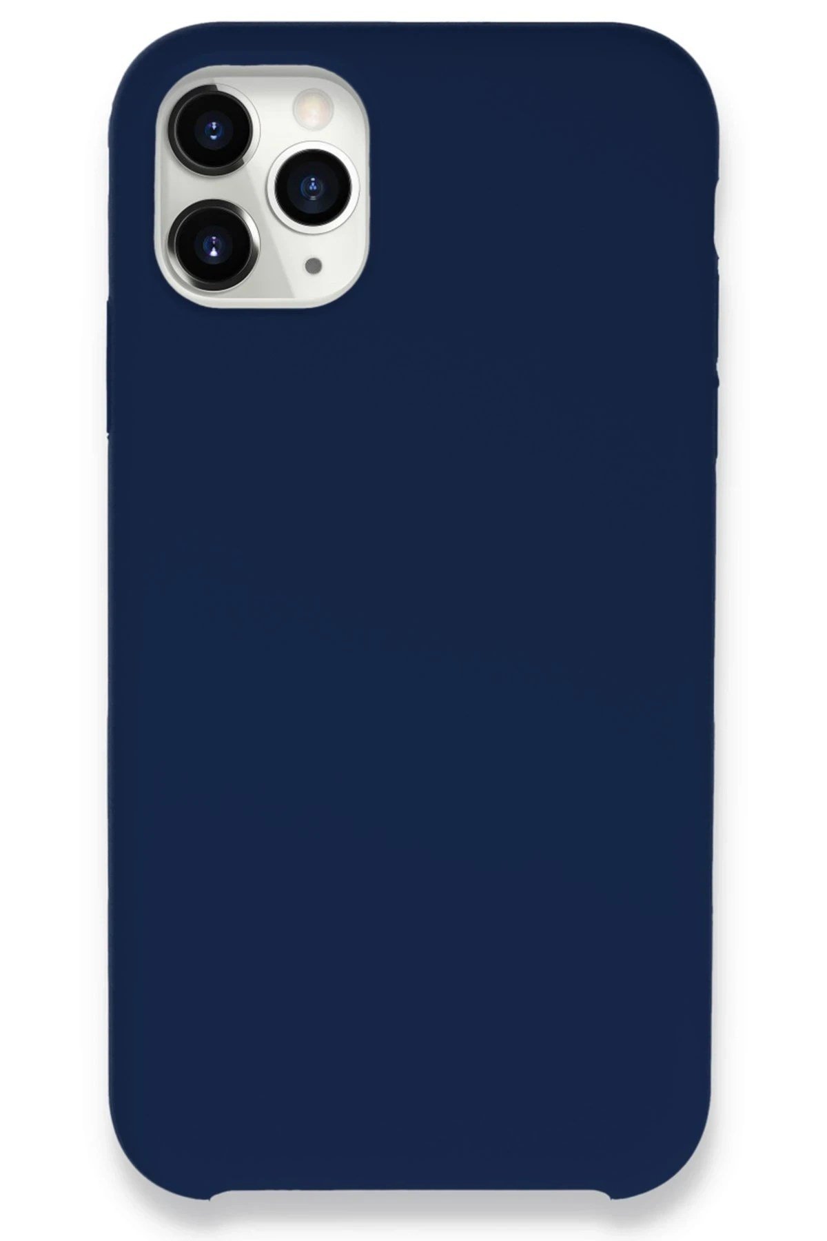 Mey İthalat®  iPhone 11 Pro Max Kılıf Lansman Legant Silikon - Lacivert