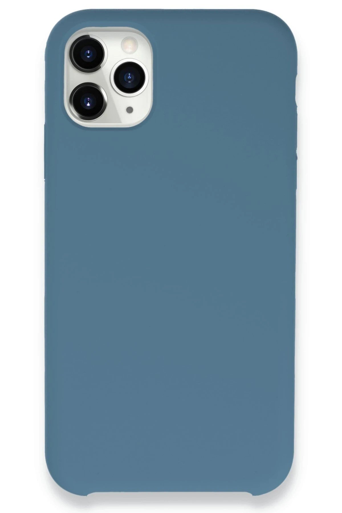 Mey İthalat®  iPhone 11 Pro Max Kılıf Lansman Legant Silikon - Açık Mavi