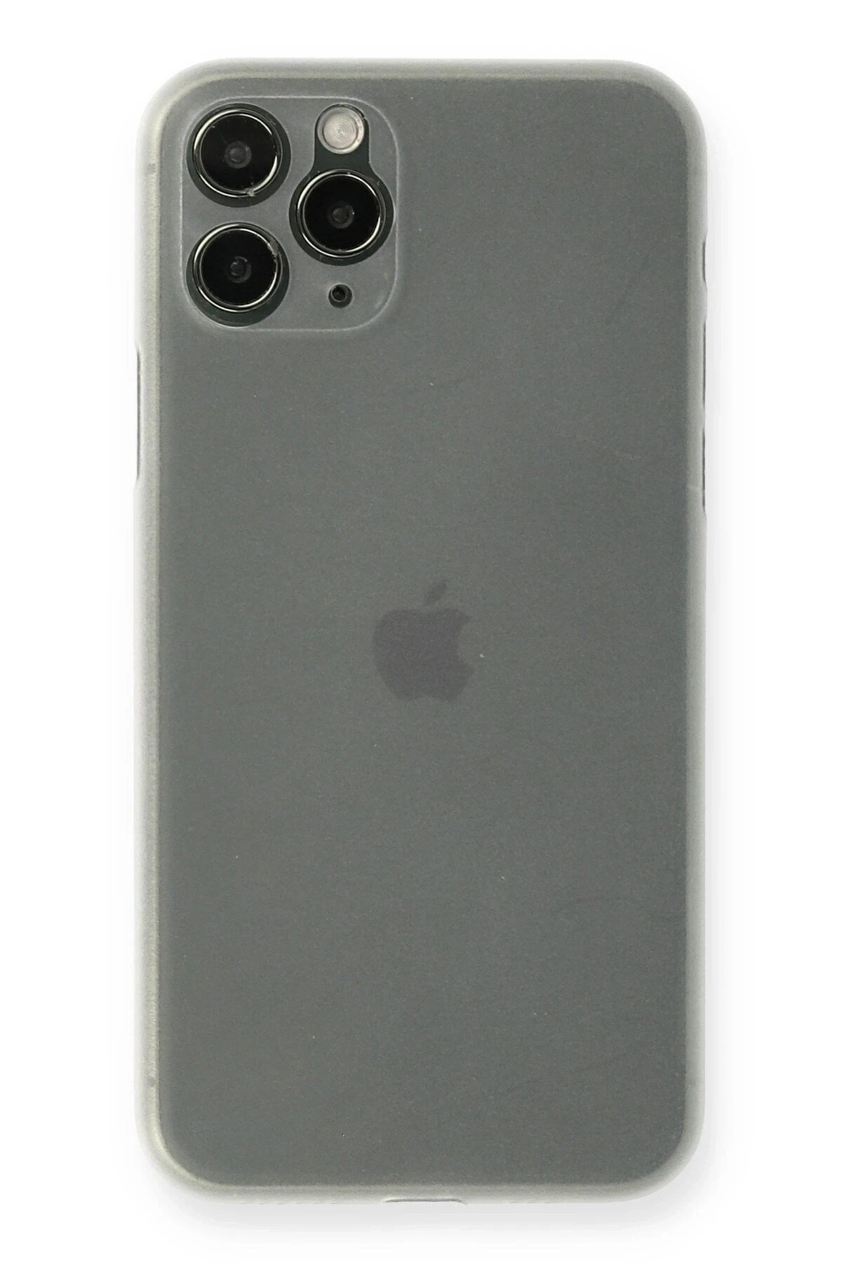 Mey İthalat®  iPhone 11 Pro Max Kılıf PP Ultra İnce Kapak - Beyaz