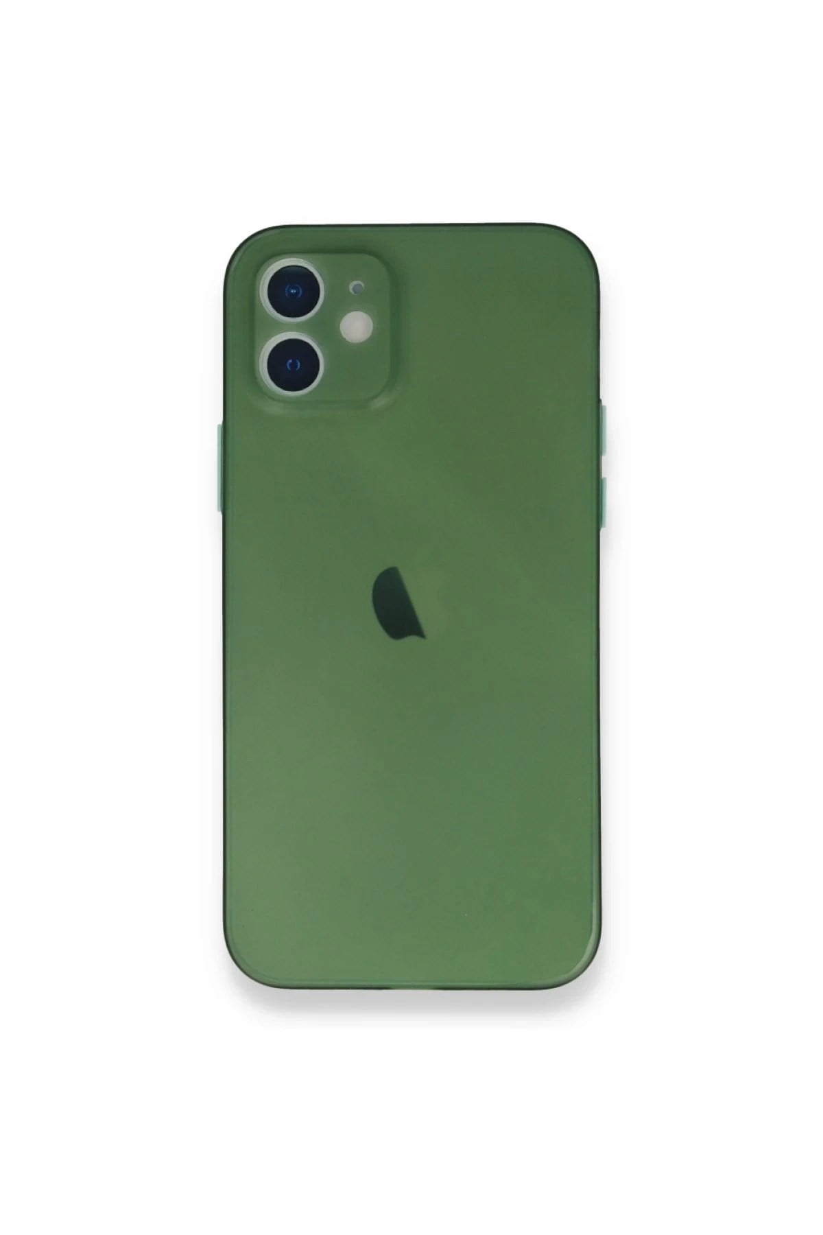 Mey İthalat®  iPhone 12 Mini Kılıf PP Ultra İnce Kapak - Yeşil