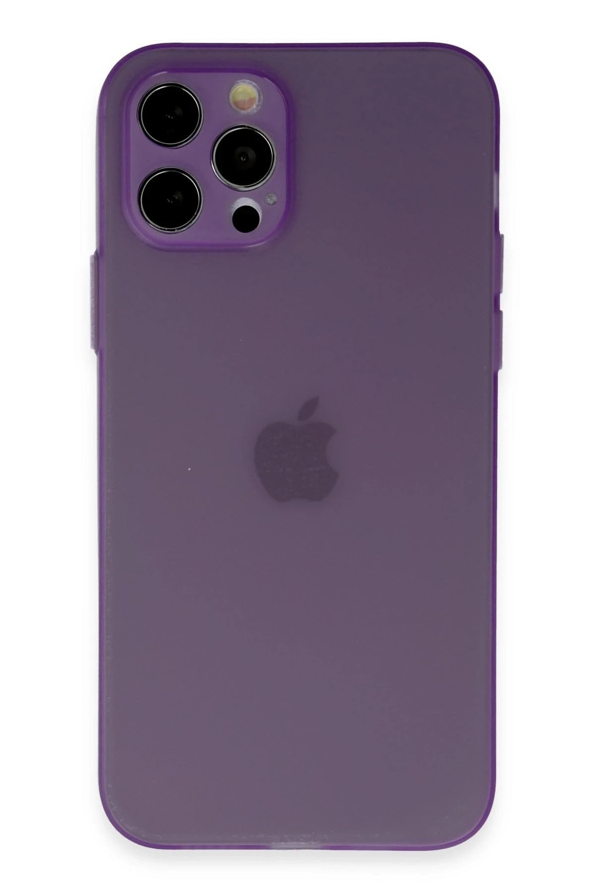 Mey İthalat®  iPhone 12 Pro Kılıf Puma Silikon - Koyu Mor