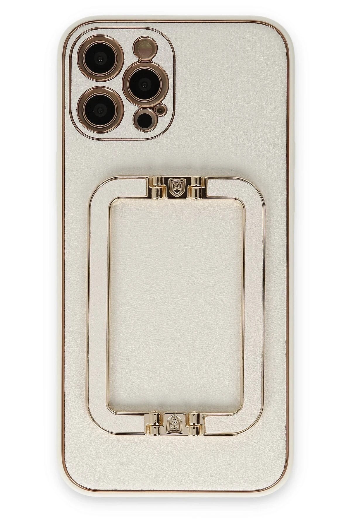 Mey İthalat®  iPhone 12 Pro Max Kılıf Coco Elit Kapak - Beyaz