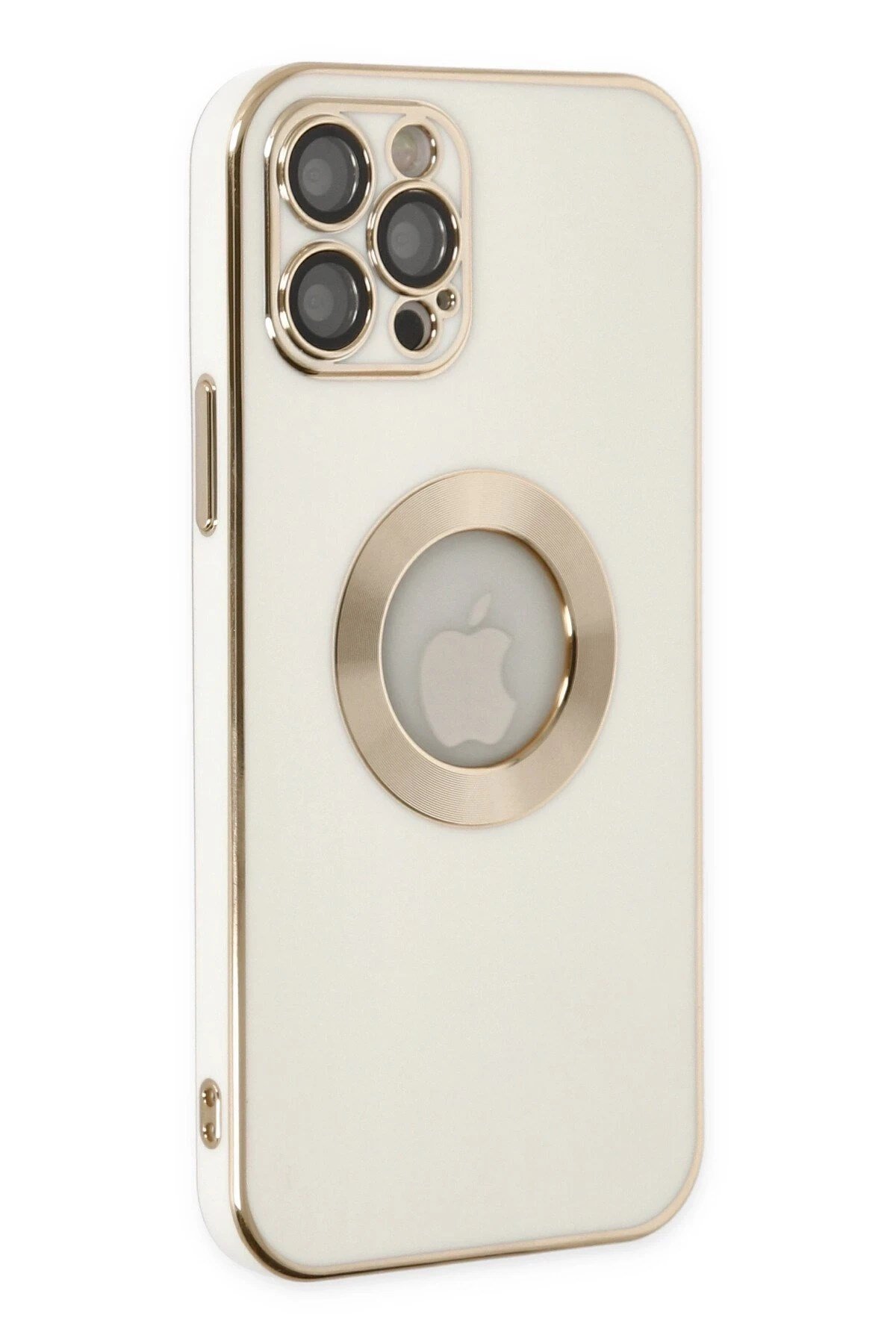 Mey İthalat®  iPhone 12 Pro Max Kılıf Store Silikon - Beyaz