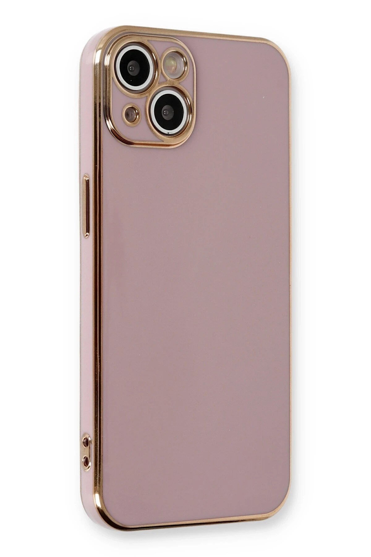 Mey İthalat®  iPhone 13 Kılıf Volet Silikon - Mor