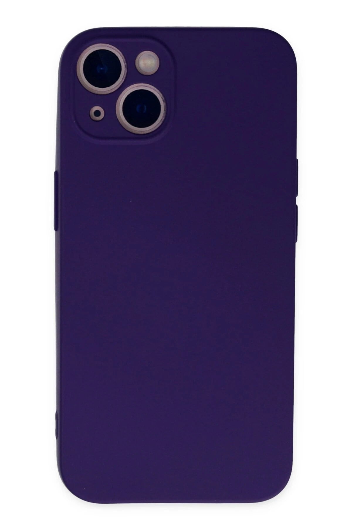 Mey İthalat®  iPhone 13 Mini Kılıf Nano içi Kadife Silikon - Mor