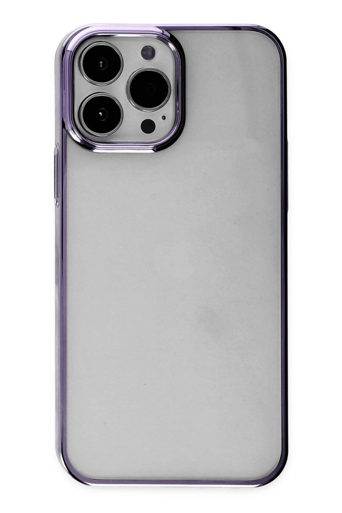 Mey İthalat®  iPhone 13 Pro Max Kılıf Element Silikon - Mor