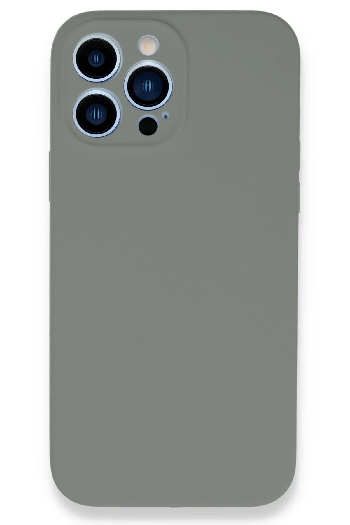 Mey İthalat®  iPhone 13 Pro Max Kılıf Lansman Legant Silikon - Gri