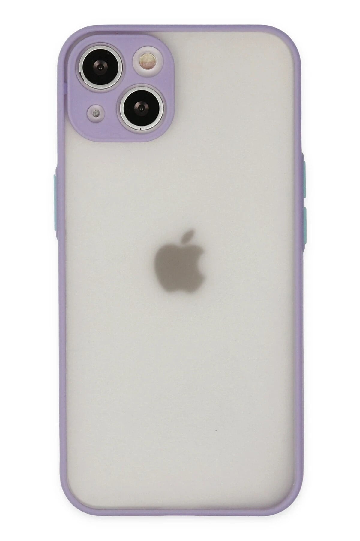 Mey İthalat®  iPhone 14 Kılıf Montreal Silikon Kapak - Mor