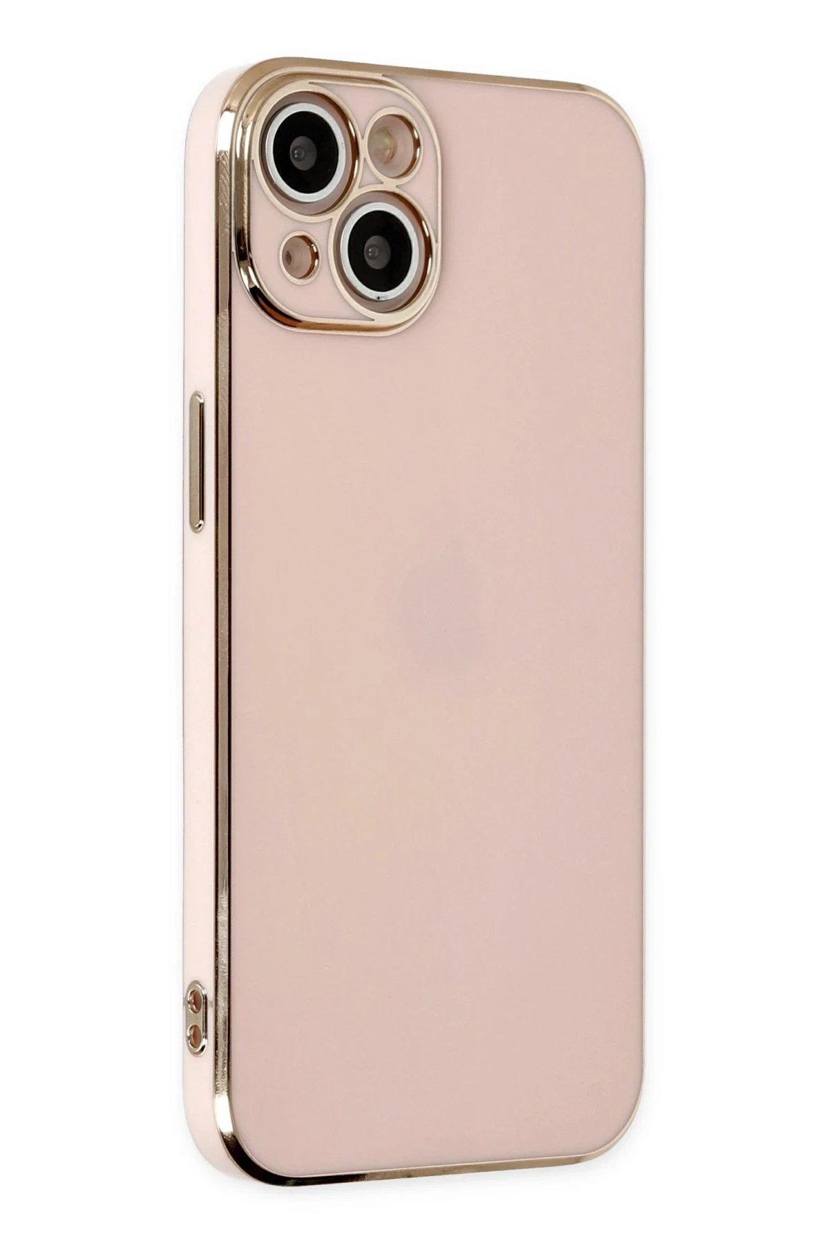 Mey İthalat®  iPhone 14 Kılıf Volet Silikon - Pembe