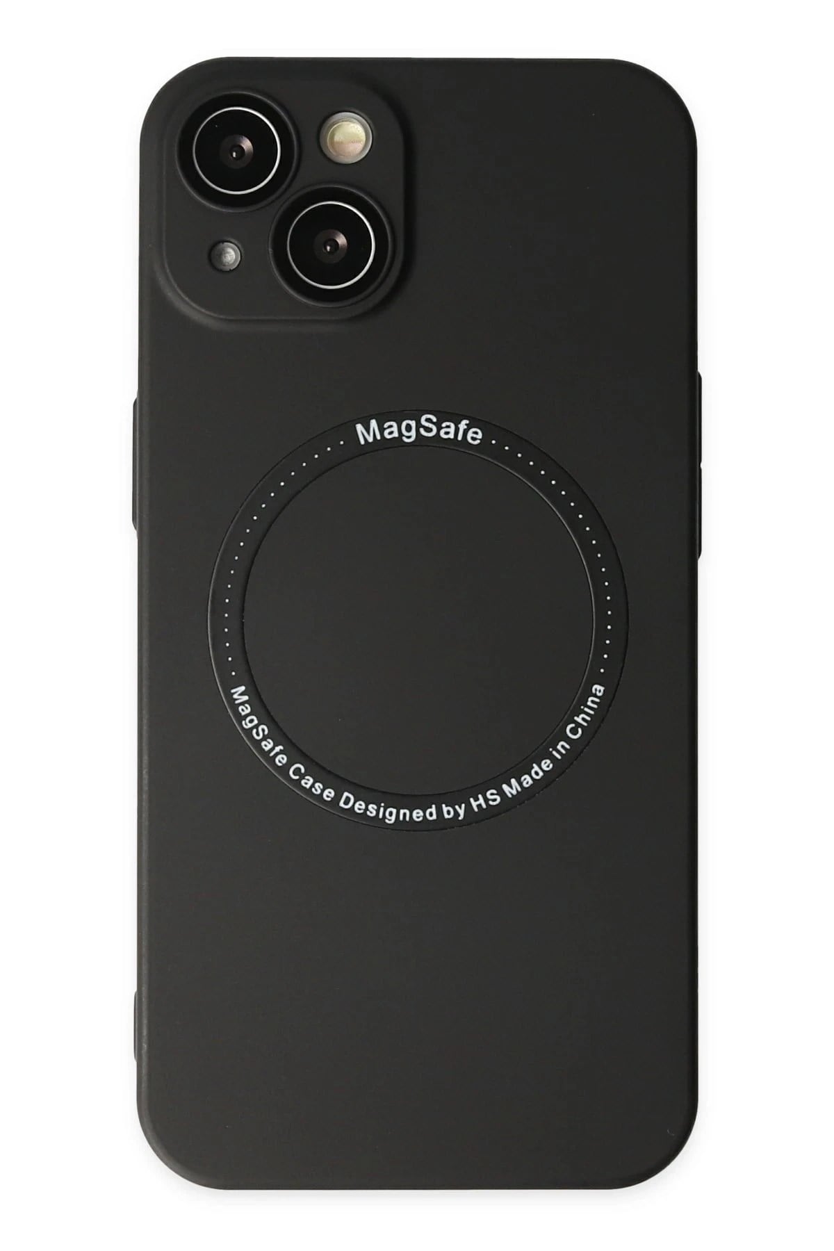 Mey İthalat®  iPhone 14 Plus Kılıf Jack Magneticsafe Lens Silikon - Siyah