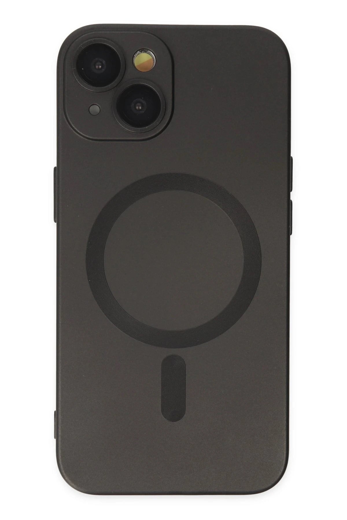 Mey İthalat®  iPhone 14 Plus Kılıf Moshi Lens Magneticsafe Silikon - Siyah