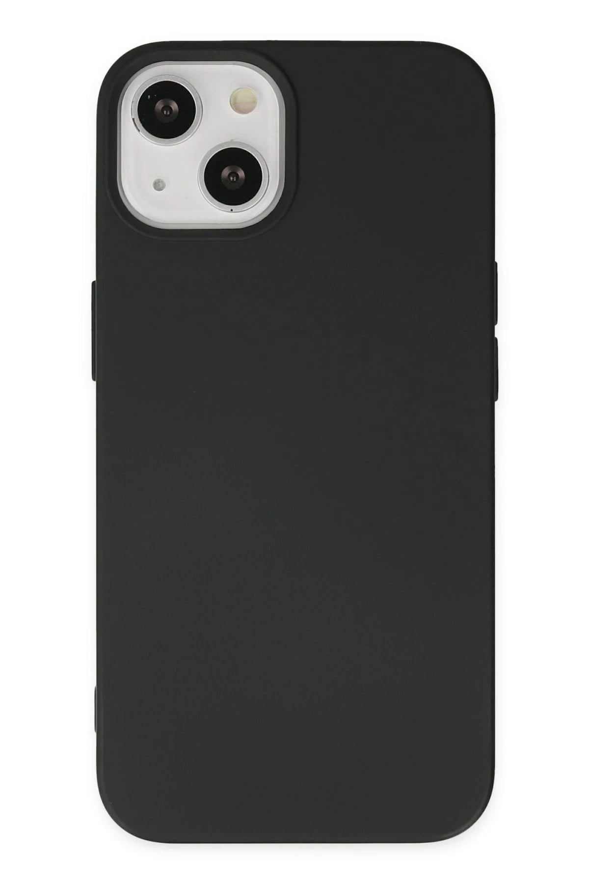 Mey İthalat®  iPhone 14 Plus Kılıf Nano içi Kadife Silikon - Siyah