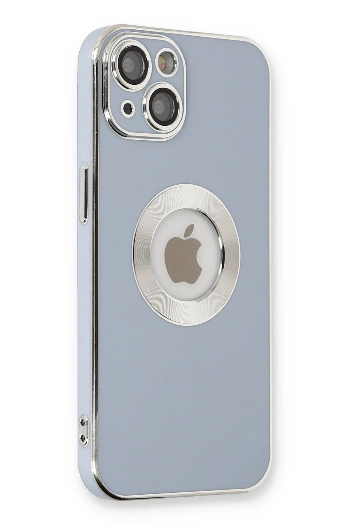 Mey İthalat®  iPhone 14 Plus Kılıf Store Silikon - Sierra Blue
