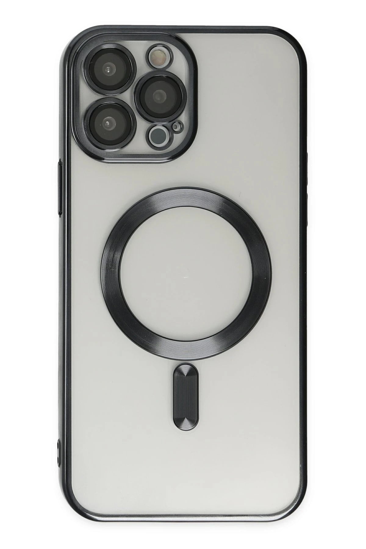 Mey İthalat®  iPhone 14 Pro Kılıf Kross Magneticsafe Kapak - Siyah