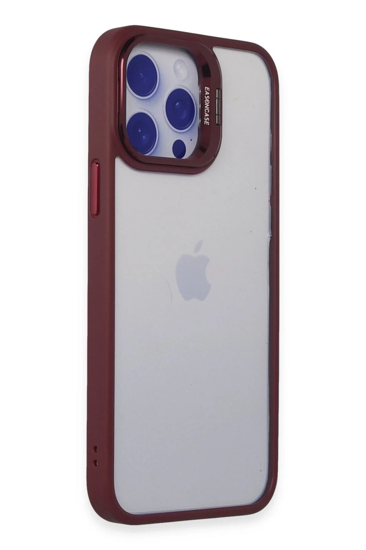 Mey İthalat®  iPhone 14 Pro Kılıf Roblox Lens Standlı Kapak - Bordo