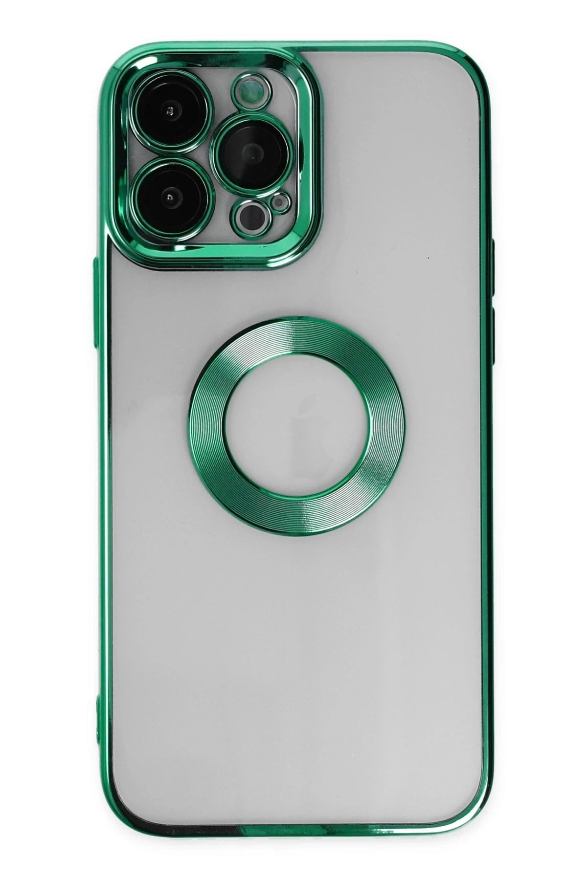 Mey İthalat®  iPhone 14 Pro Kılıf Slot Silikon - Köknar Yeşili