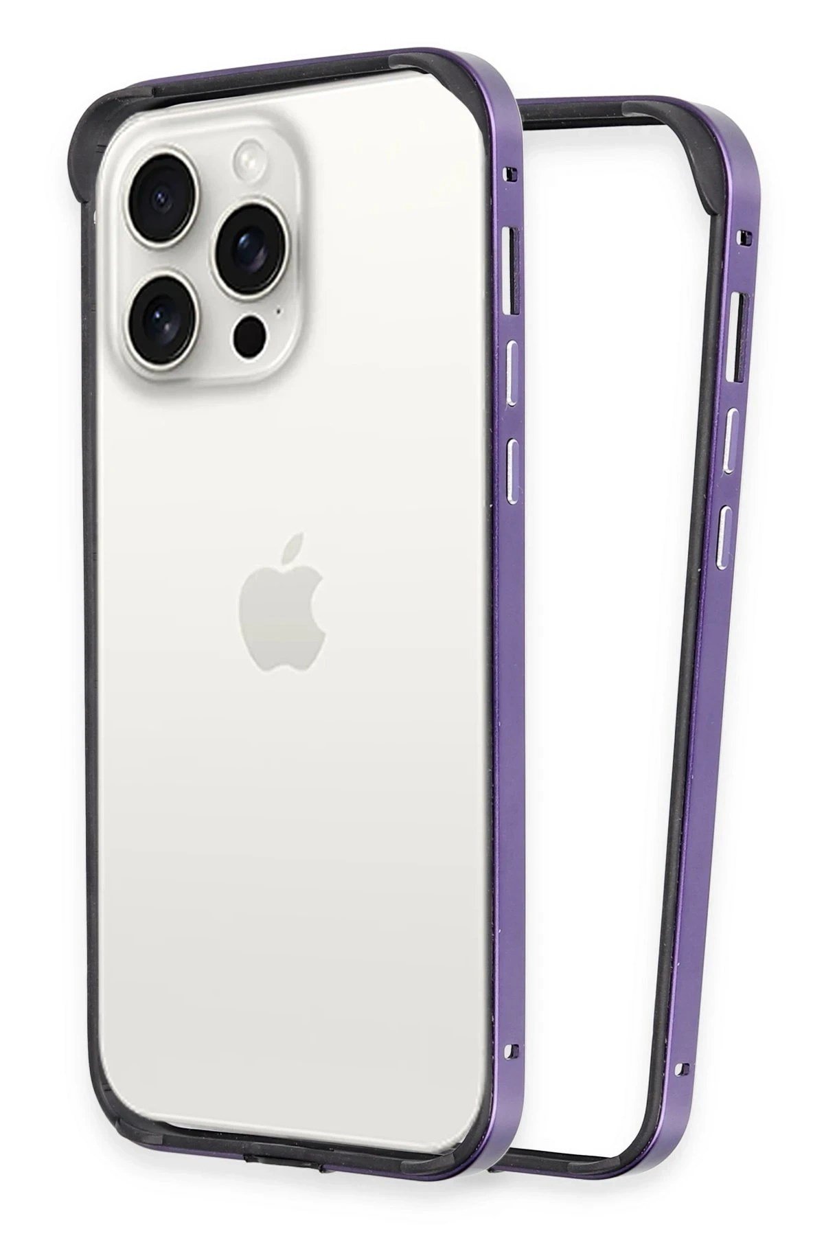 Mey İthalat®  iPhone 14 Pro Land Bumper Koruma Kapak - Derin Mor