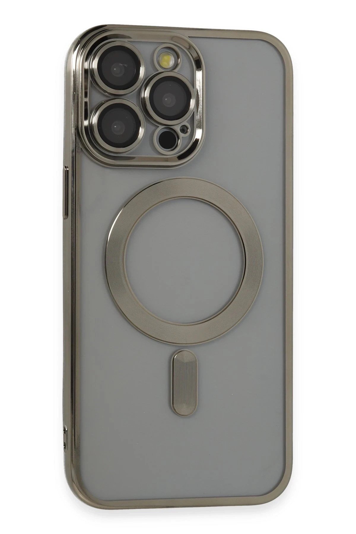 Mey İthalat®  iPhone 14 Pro Max Kılıf Kross Magneticsafe Kapak - Titan Gri