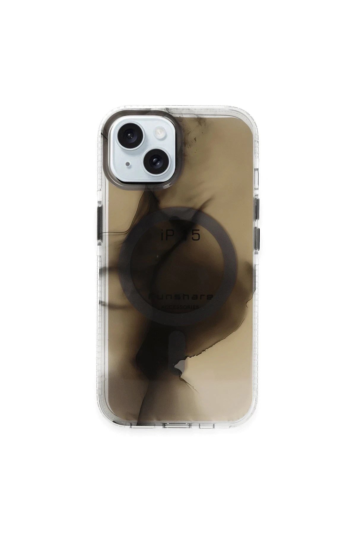 Mey İthalat®  iPhone 15 Phantom Magsafe Kapak - Siyah