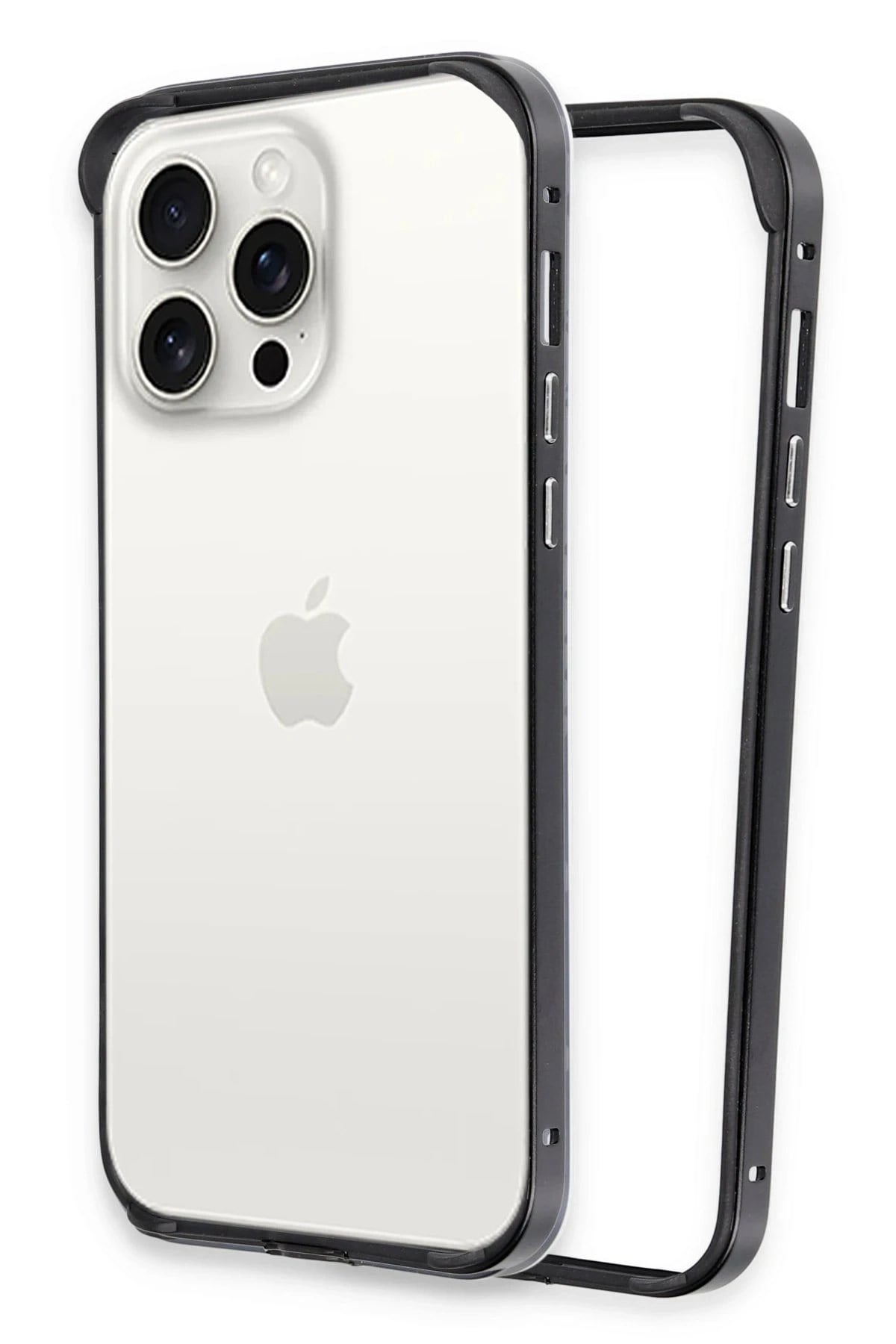 Mey İthalat®  iPhone 15 Pro Land Bumper Koruma Kapak - Siyah