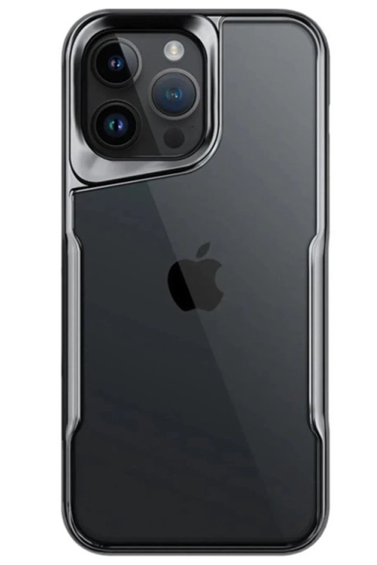 Mey İthalat®  iPhone 15 Pro Max Kılıf Boyi Silikon Kapak - Titan Gri