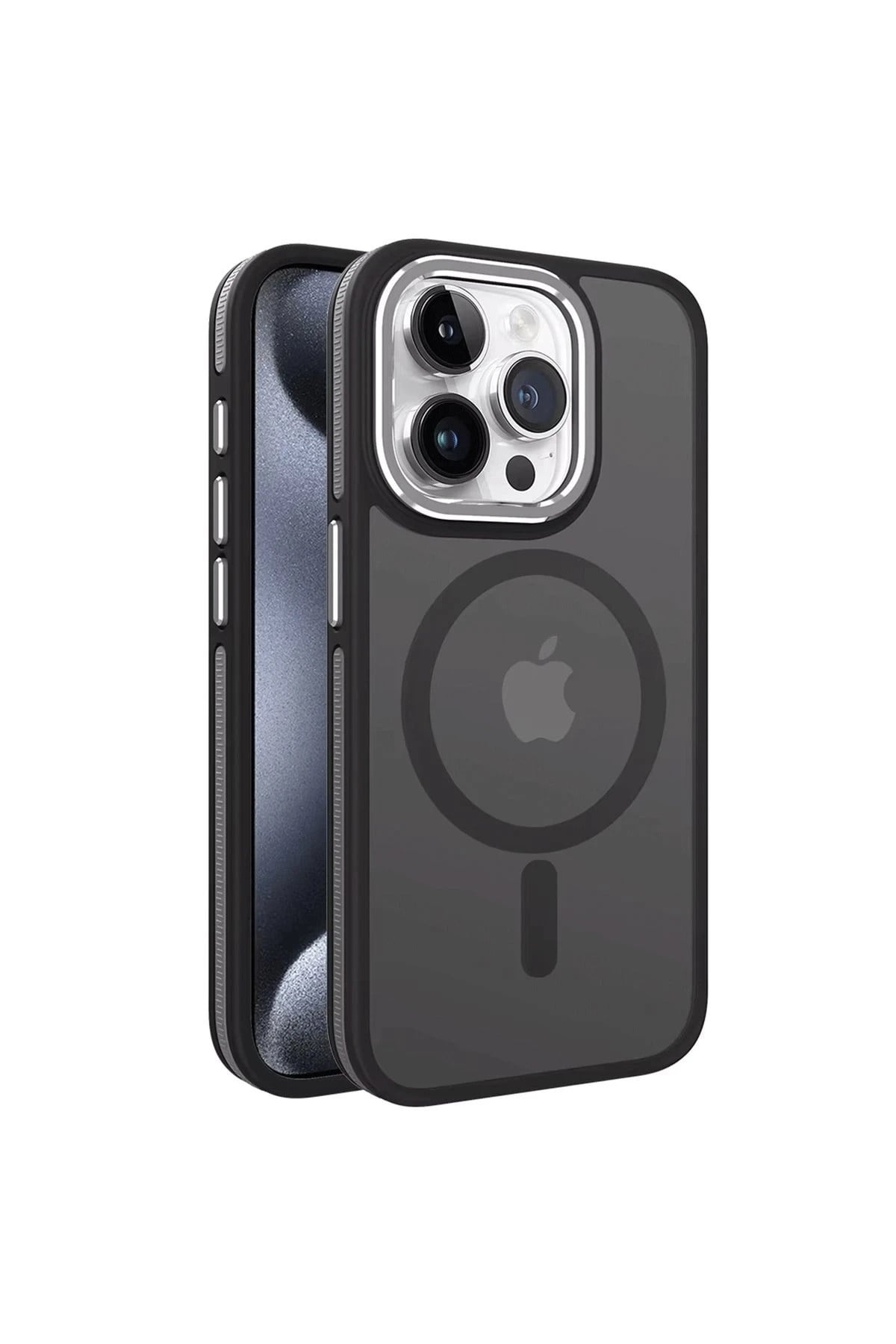 Mey İthalat®  iPhone 15 Pro Max Winner Magsafe Kapak - Siyah