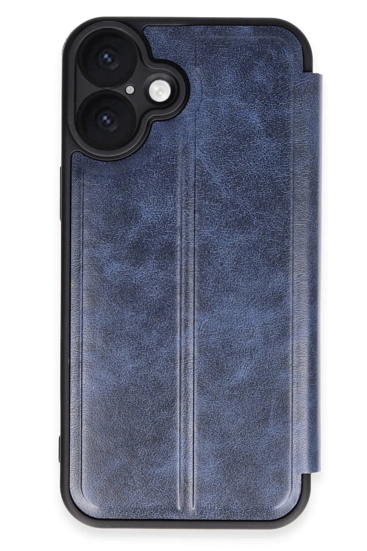 Mey İthalat®  iPhone 16 Plus Kılıf Flip Cover - Lacivert