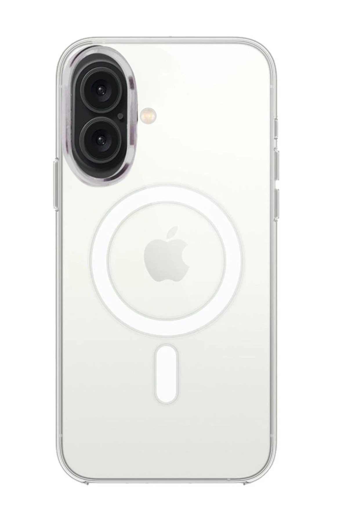 Mey İthalat®  iPhone 16 Plus Kılıf Pc Real Magsafe Kapak - Şeffaf