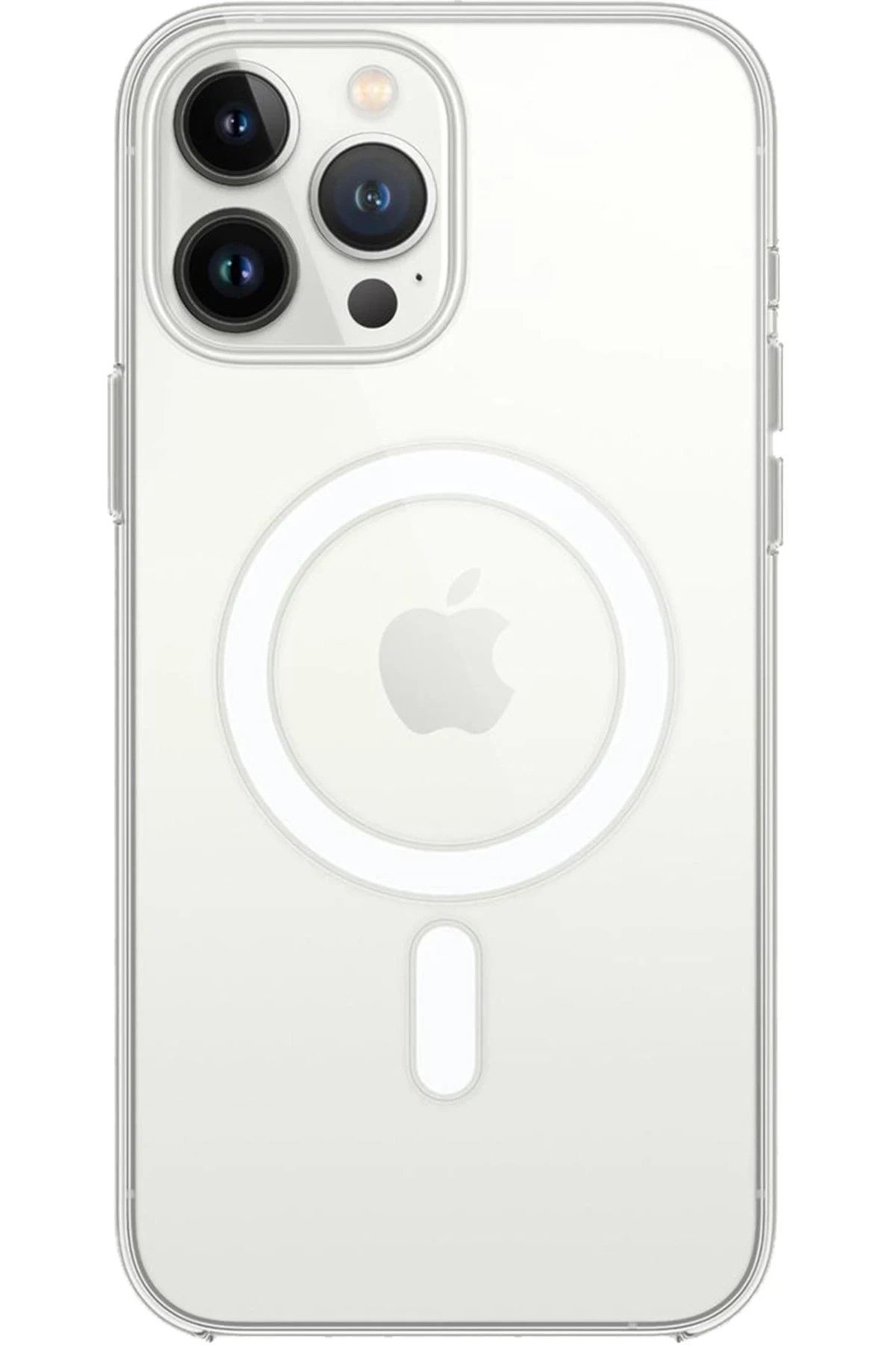 Mey İthalat®  iPhone 16 Pro Kılıf Pc Real Magsafe Kapak - Şeffaf
