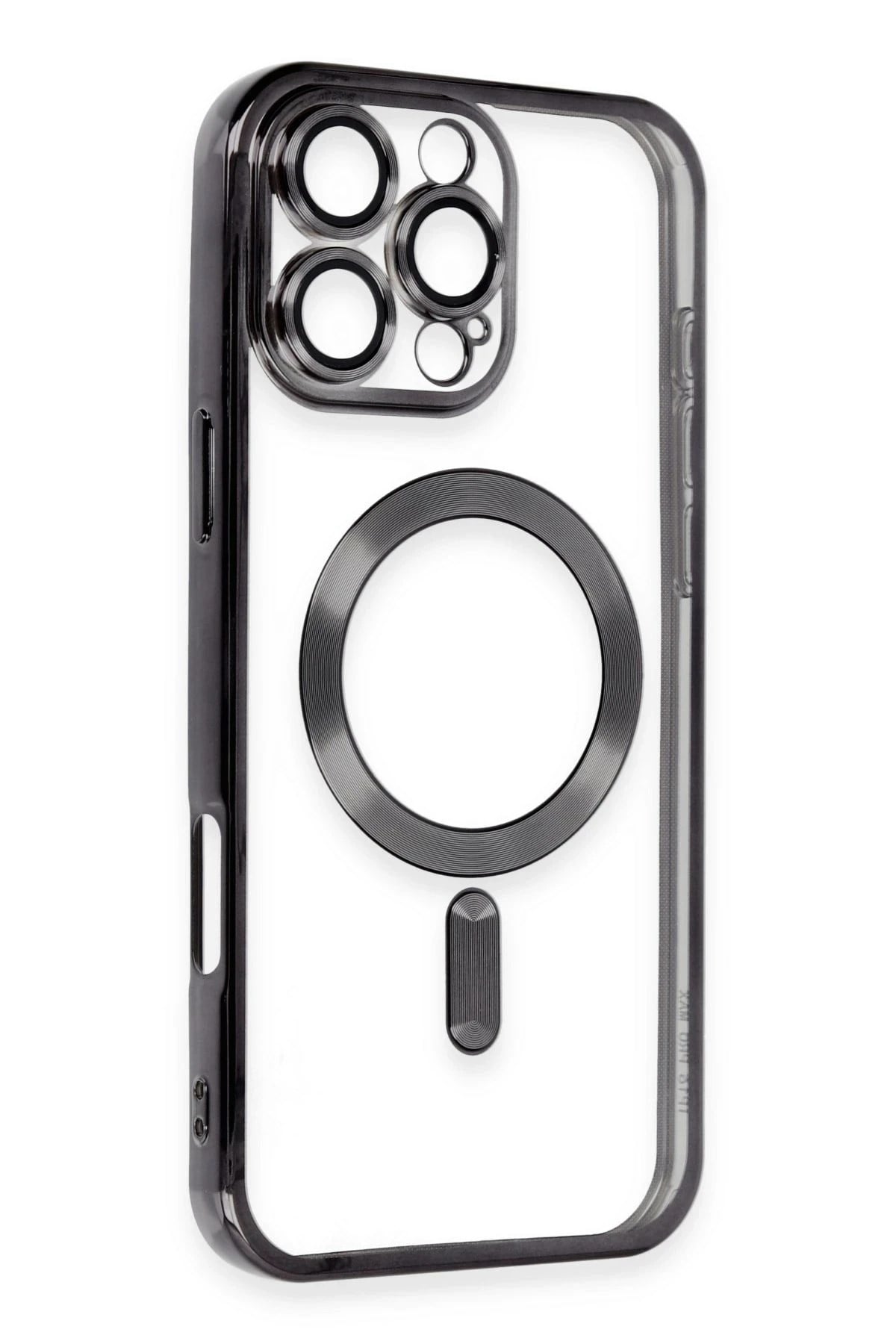 Mey İthalat®  iPhone 16 Pro Max Kılıf Kross Magneticsafe Kapak - Siyah