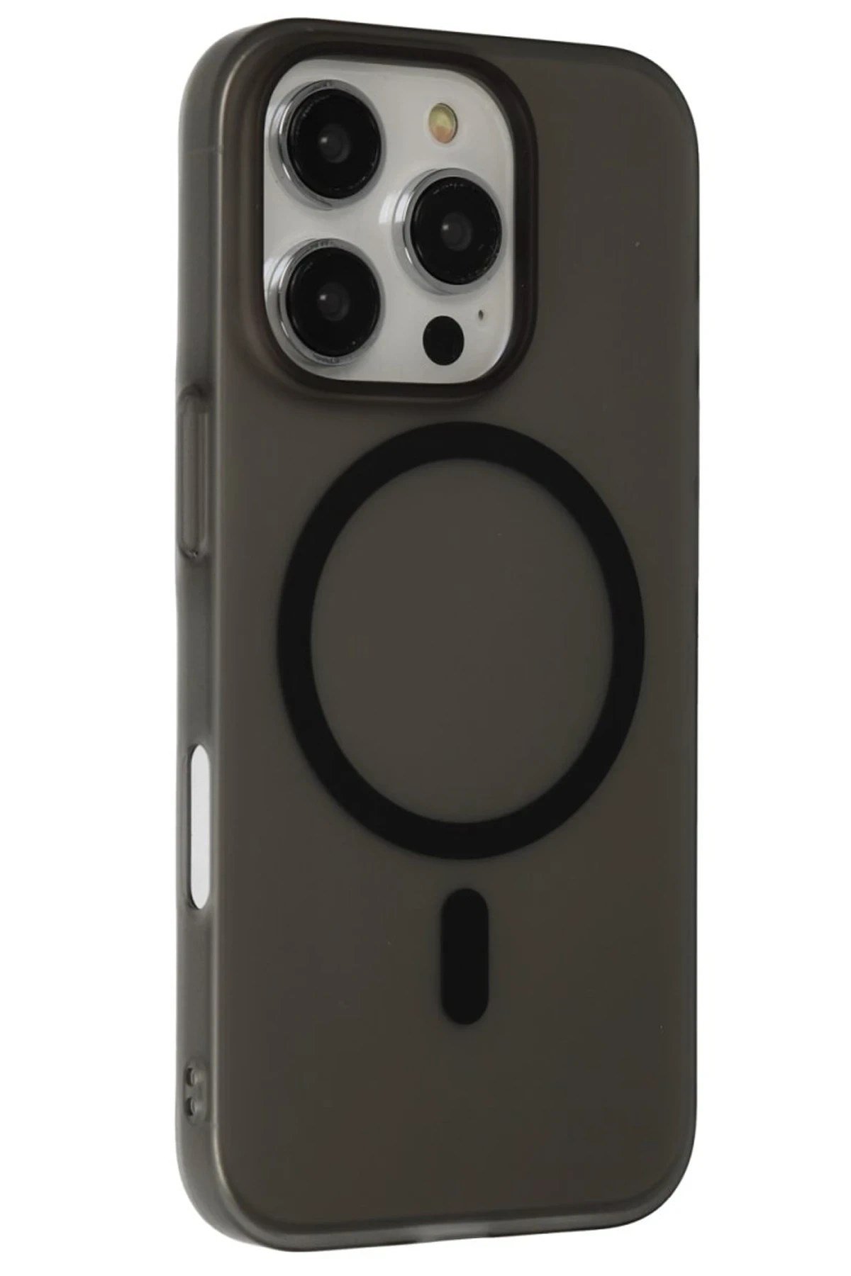 Mey İthalat®  iPhone 16 Pro Max Tuna PC Slim Magsafe Kapak - Siyah