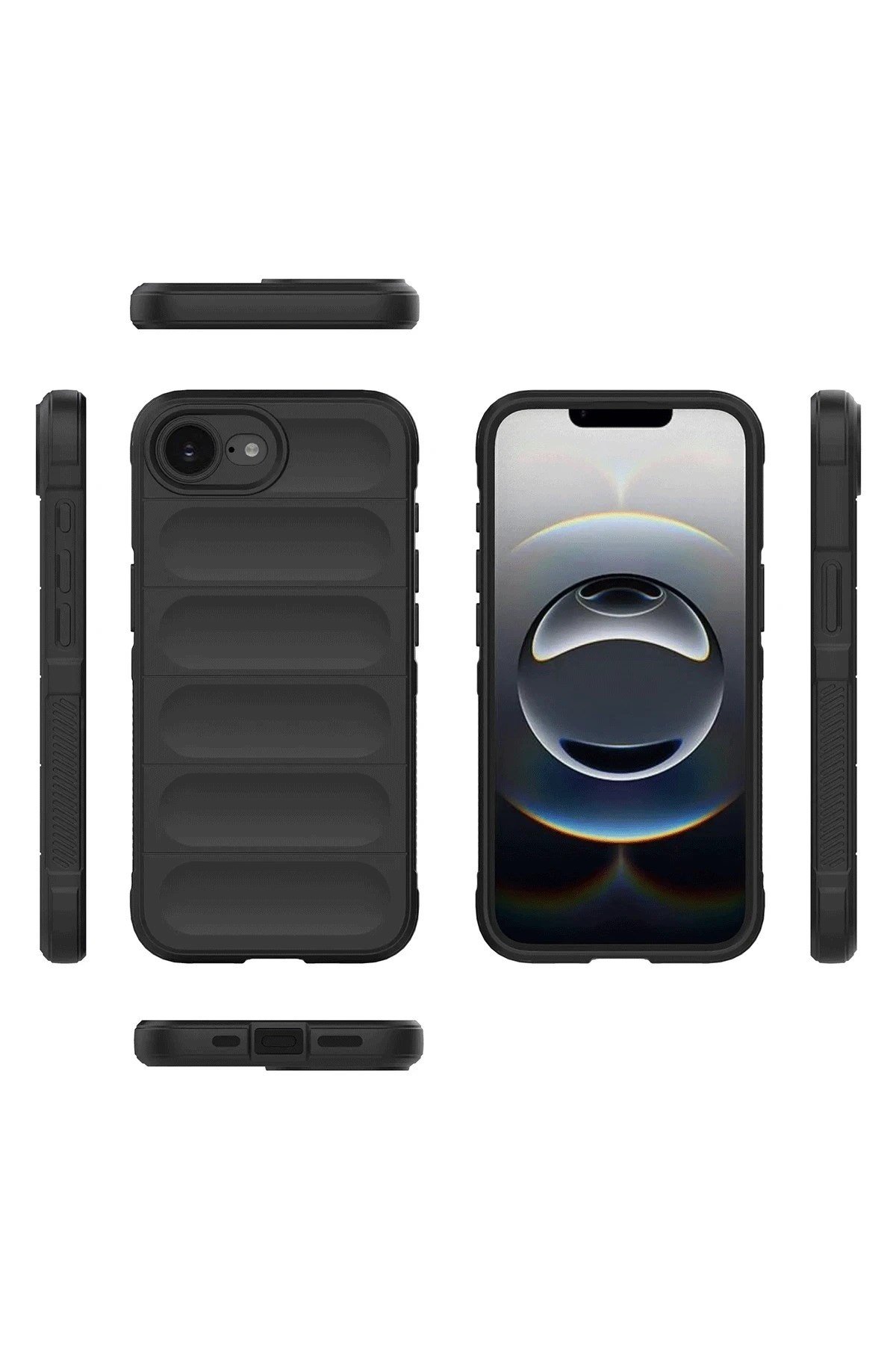 Mey İthalat®  iPhone 16E Kılıf Optimum Silikon - Koyu Yeşil