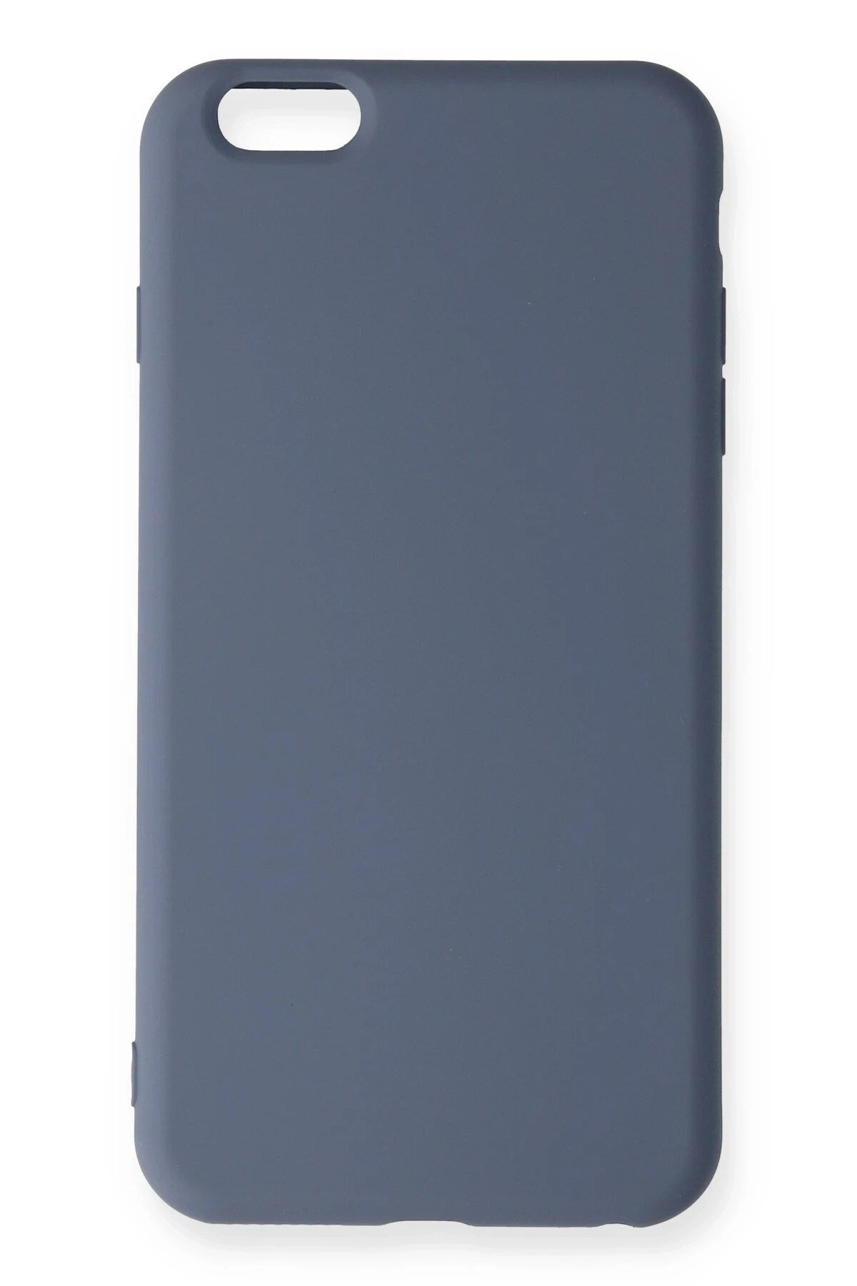 Mey İthalat®  iPhone 6 Plus Kılıf Nano içi Kadife Silikon - Gri