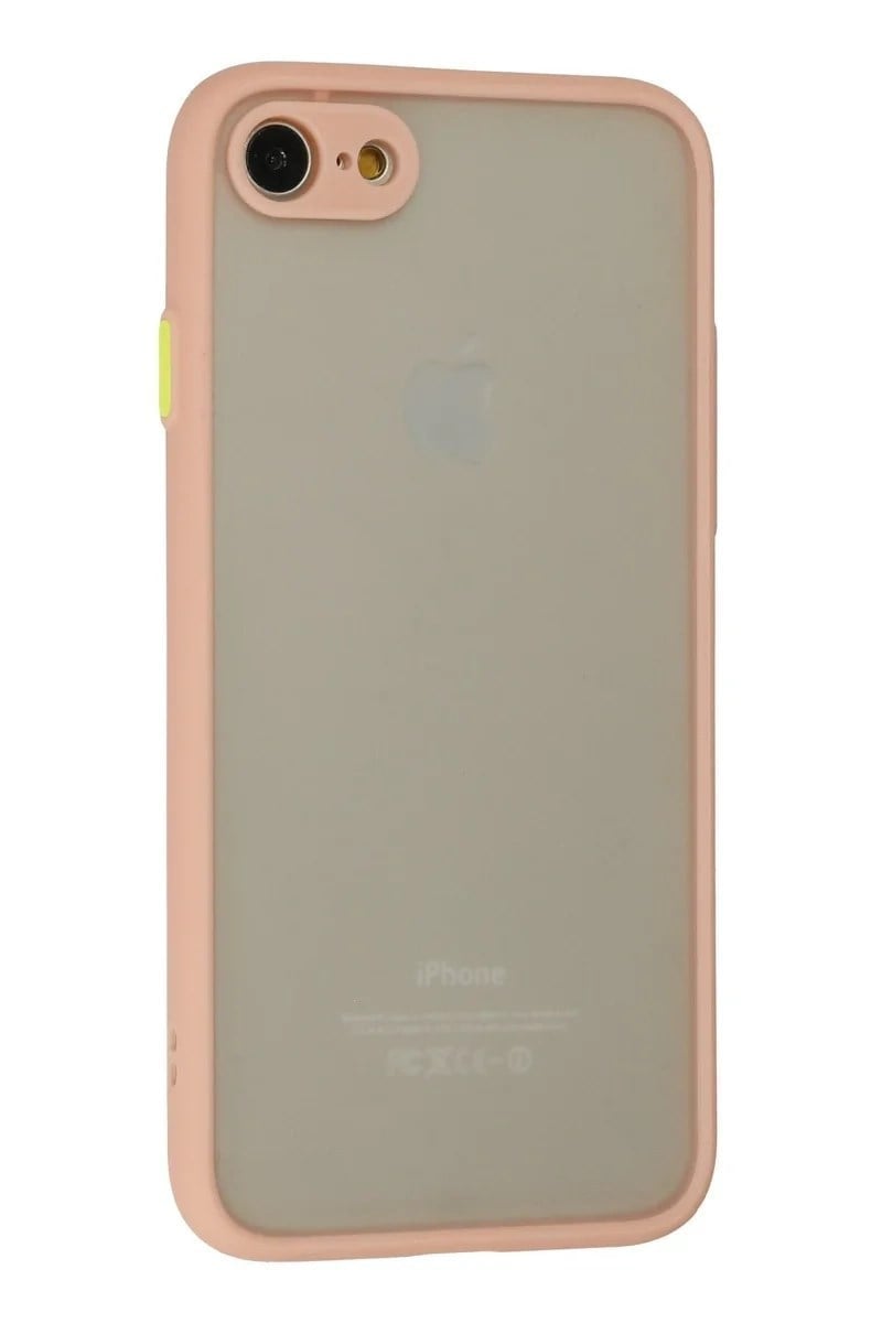 Mey İthalat®  iPhone 7 Kılıf Montreal Silikon Kapak - Pembe