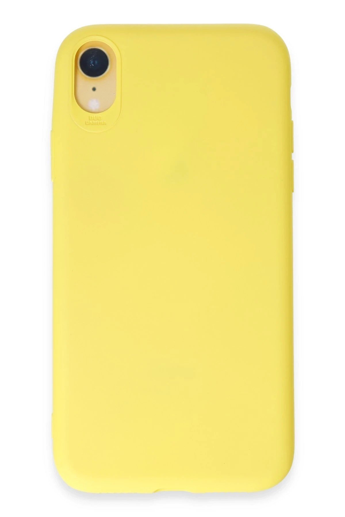 Mey İthalat®  iPhone XR Kılıf First Silikon - Sarı