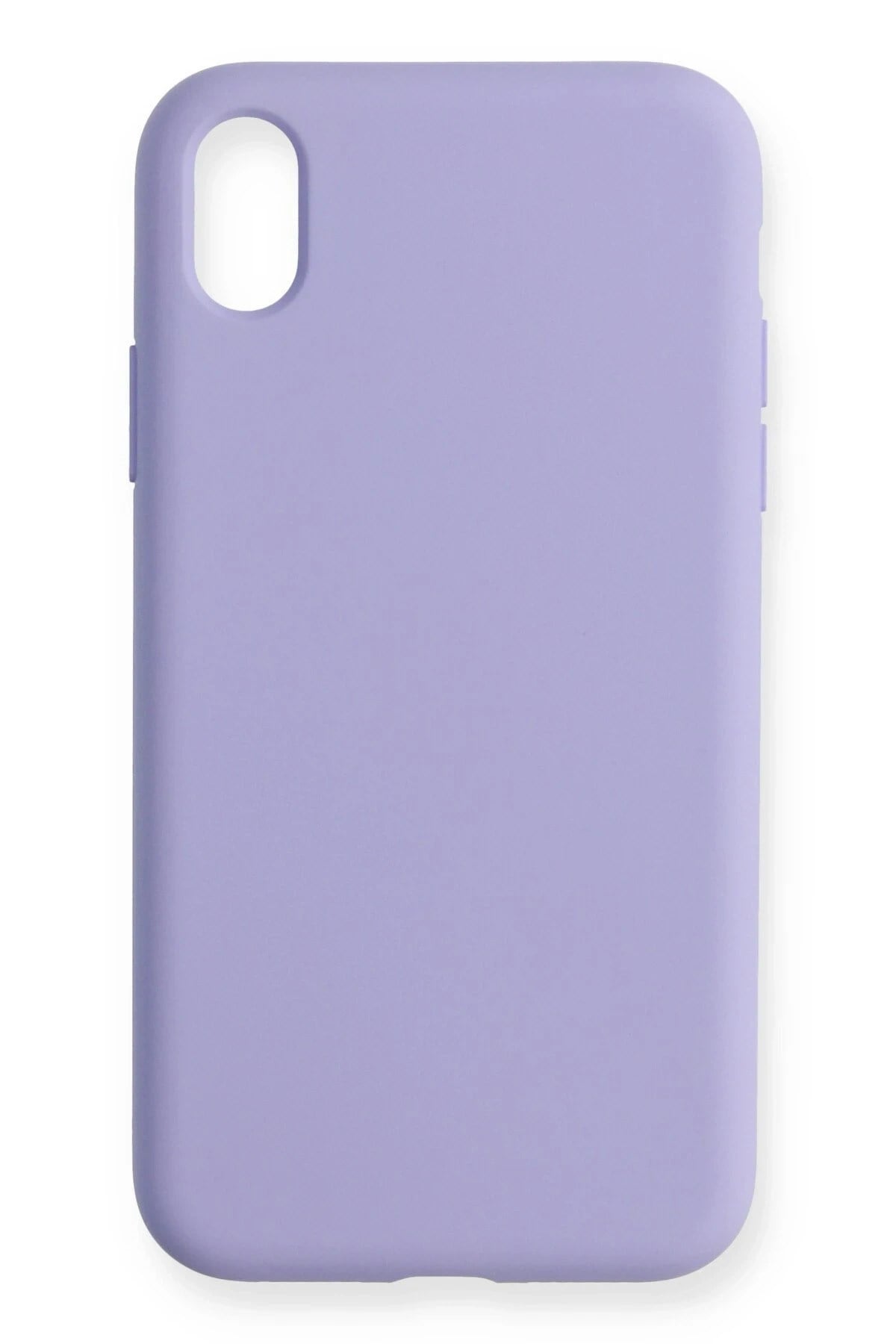 Mey İthalat®  iPhone XR Kılıf Nano içi Kadife Silikon - Lila