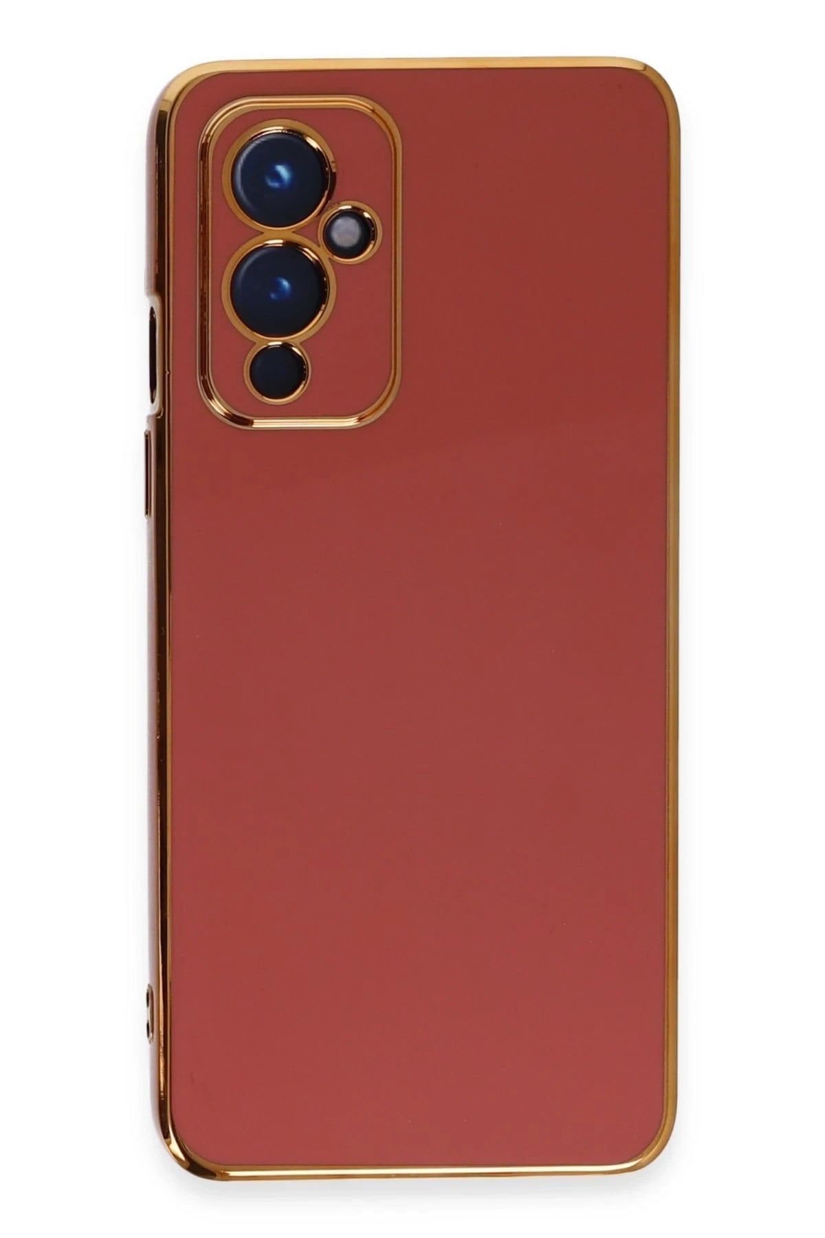Mey İthalat®  One Plus 9 Kılıf Volet Silikon - Kırmızı