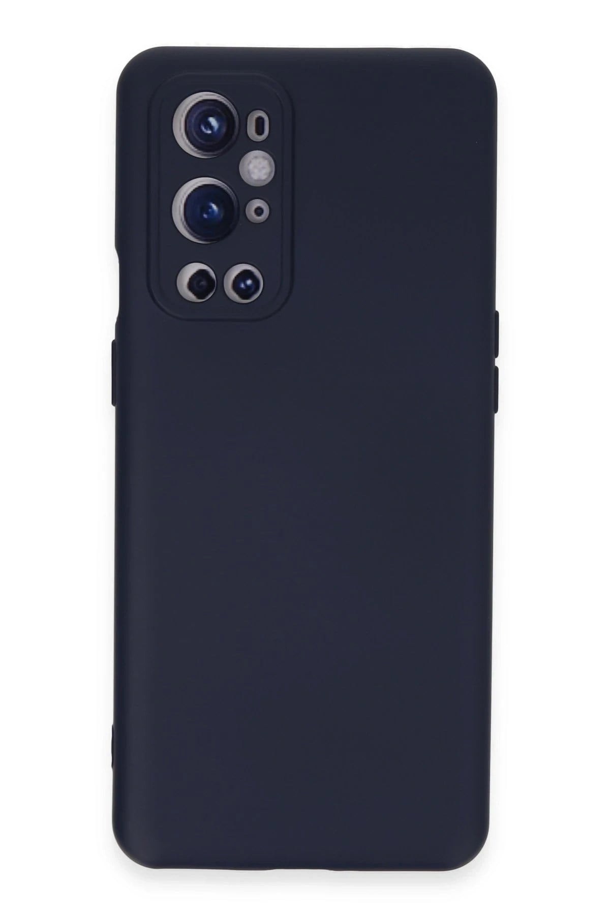 Mey İthalat®  One Plus 9 Pro Kılıf Nano içi Kadife Silikon - Lacivert