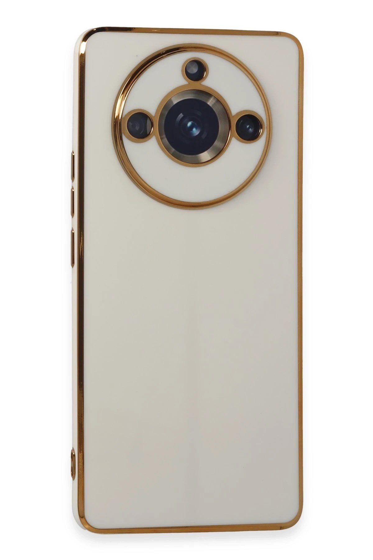 Mey İthalat®  Realme 11 Pro Kılıf Volet Silikon - Beyaz