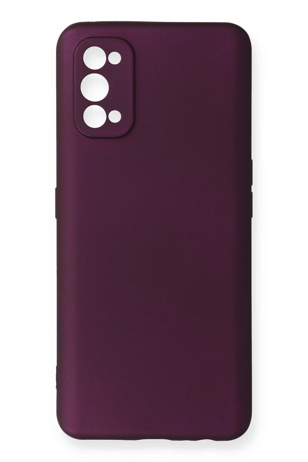 Mey İthalat®  Realme 7 Pro Kılıf First Silikon - Mürdüm